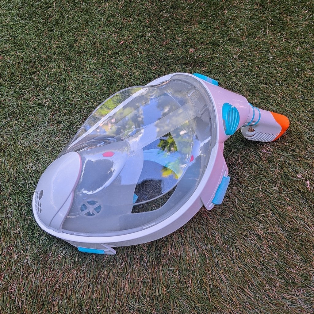 Volgelaats snorkelmasker | Full face snorkel mask, Ophalen, Zo goed als nieuw, Snorkelmasker