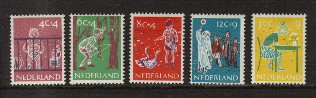 Sch no 731-35 postfris, Ophalen of Verzenden, Postfris