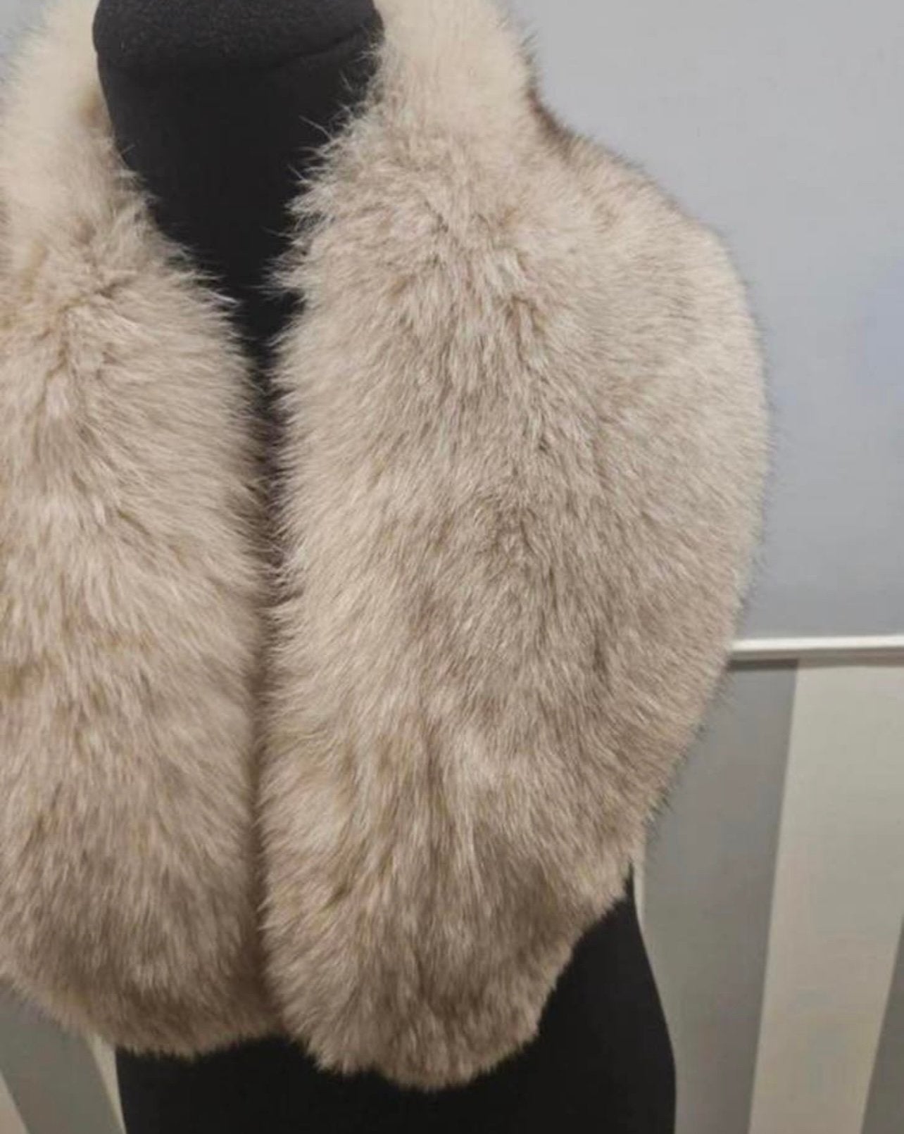 Poolvos dikke volle kraag, Kleding | Dames, Jassen | Winter, Ophalen of Verzenden, Zo goed als nieuw