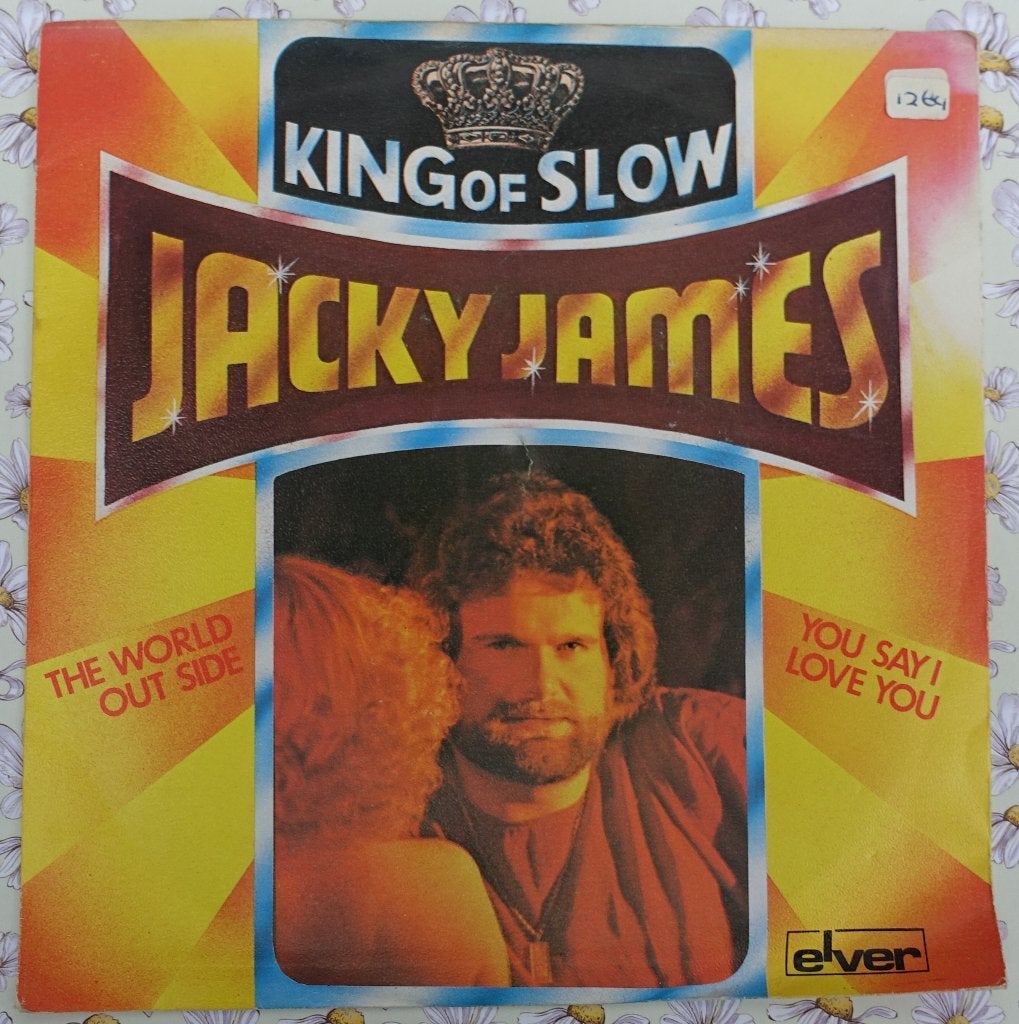Jacky James - King of Slow , The World Outside (7'' Vinyl ), Overige genres, 7 inch, Zo goed als nieuw, Overige typen