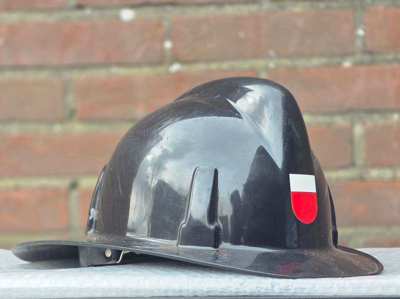 brandweerhelm brandweer Zwitserland MSA, Ophalen of Verzenden