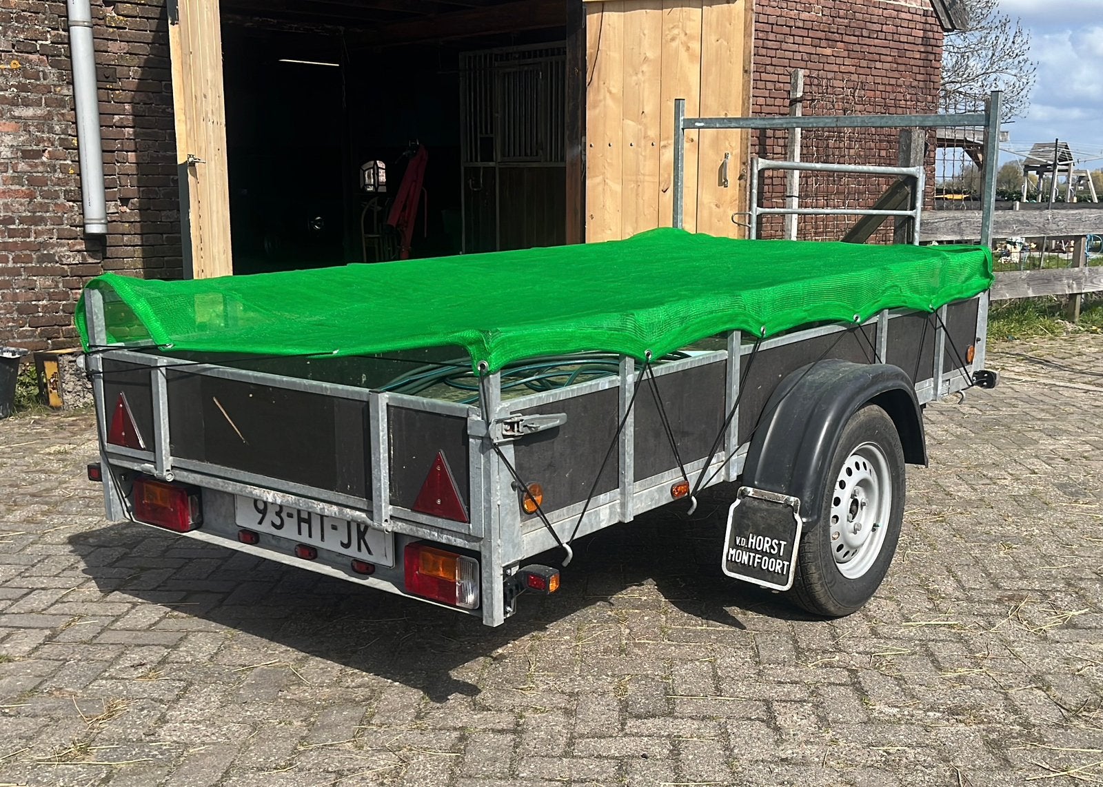 gegalvaniseerde aanhanger te koop, Ophalen of Verzenden, Gebruikt