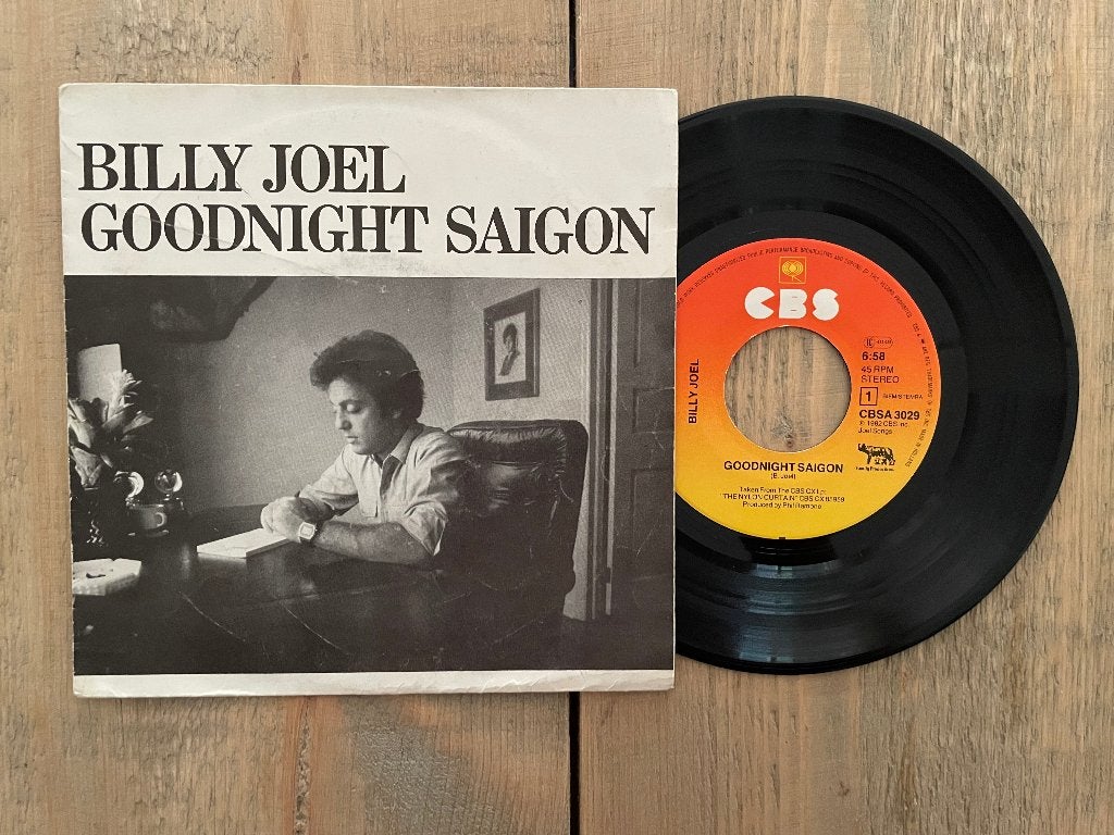 VINYL SINGLE Billy Joel - Goodnight Saigon, Cd's en Dvd's, Vinyl Singles, Gebruikt, 7 inch, Ophalen of Verzenden, Pop