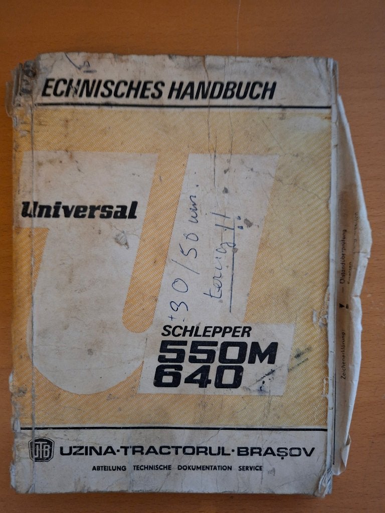 Technisch handboek UTB trekker 550 en 640, Boeken, Ophalen of Verzenden, Gelezen, Tractor en Landbouw