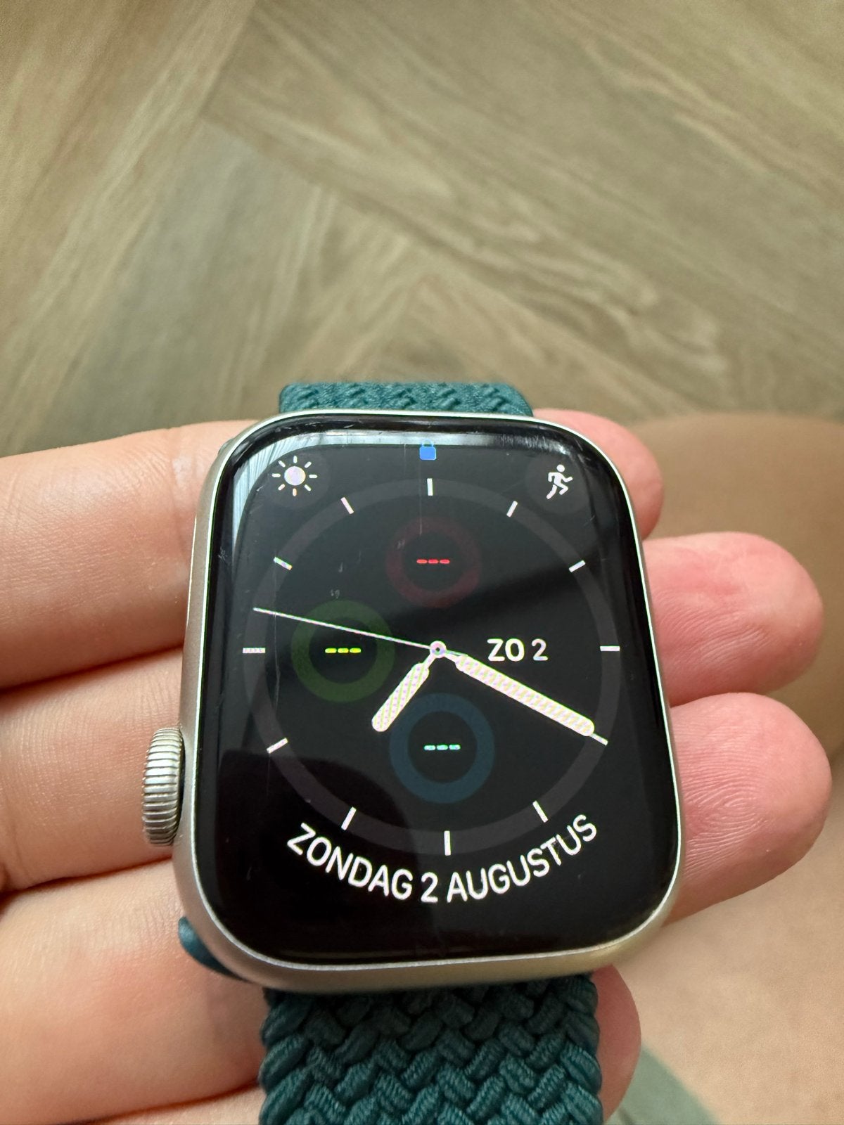 Apple Watch Series 9 (41mm) - starlight, Ophalen, Hartslag, IOS, Zo goed als nieuw