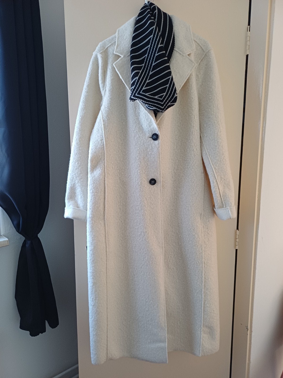 Beaumont wollen tussenjas, Kleding | Dames, Wit, Beaumont, Maat 42/44 (L), Ophalen of Verzenden