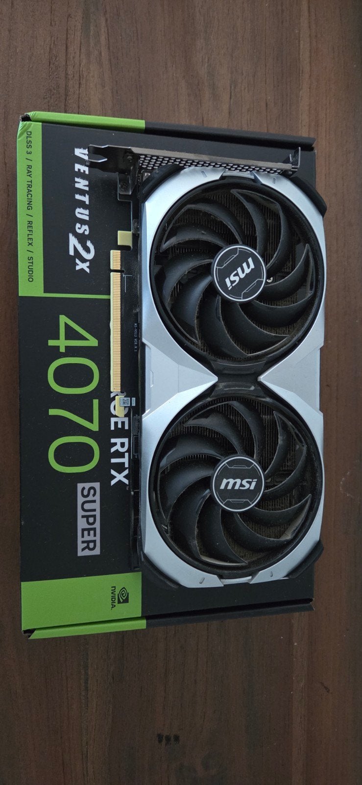 MSI GeForce RTX 4070 Super Ventus 2X - Met doos, Ophalen, Gebruikt, GDDR6, PCI-Express 4