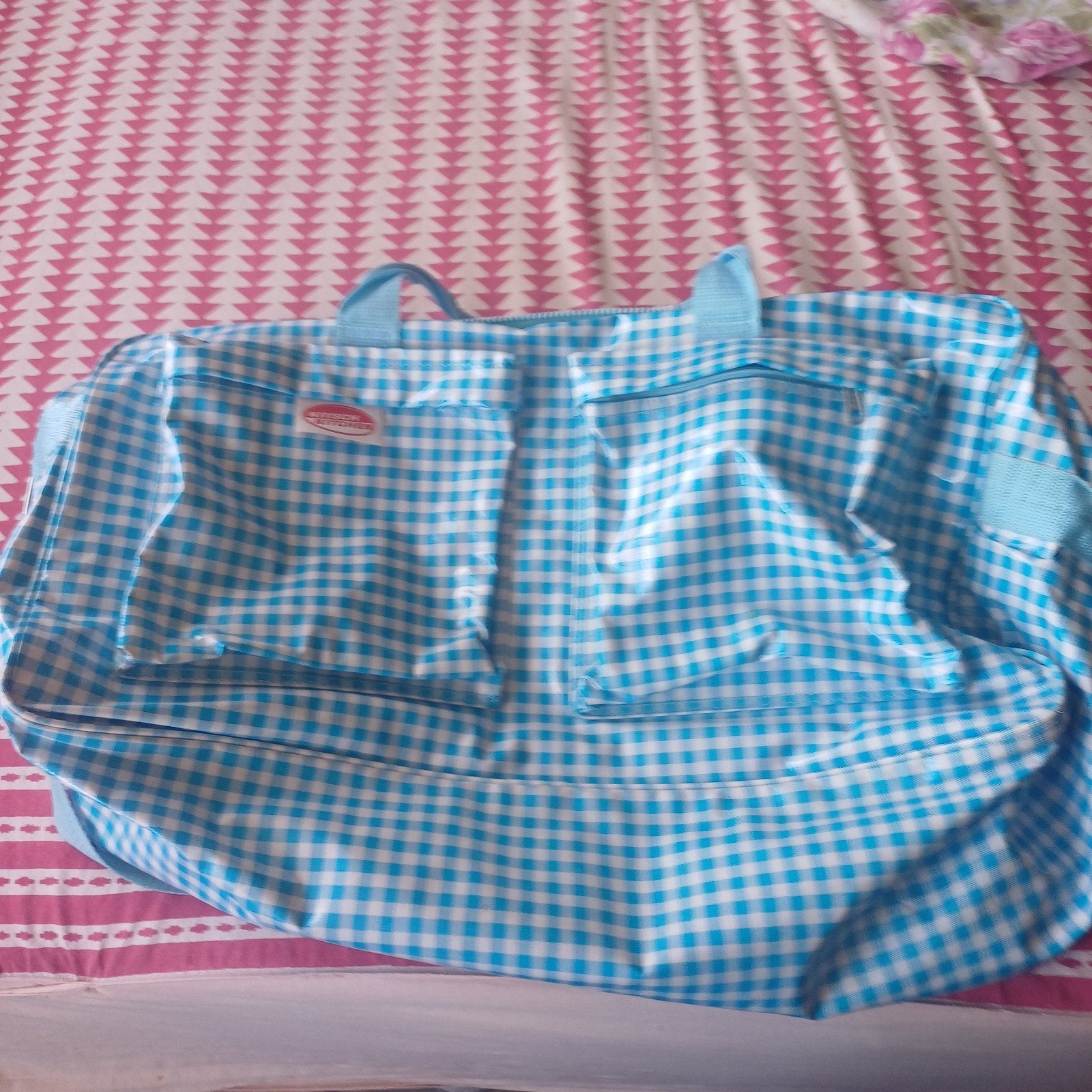 grote waterdichte reistas luiertas groot kitch kitchen, 20 tot 30 cm, Blauw, Ophalen of Verzenden, Zo goed als nieuw