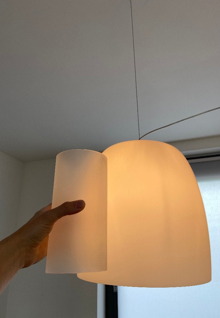 Pradina lamp opaal wit, Ophalen of Verzenden, Nieuw, Glas