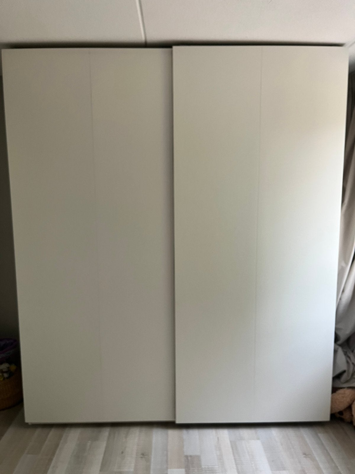 Hasvik schuifdeuren (set van 2) wit (200x236), Ophalen, 200 cm of meer, Zo goed als nieuw, 200 cm of meer