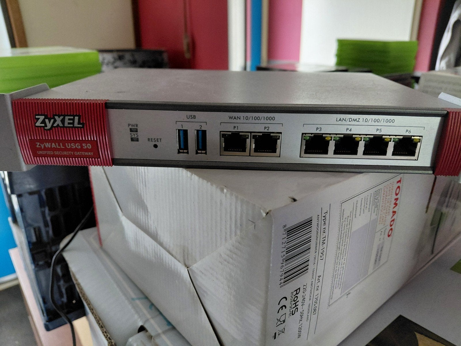 ZyXEL ZyWALL USG 50 Unified Security Gateway, Ophalen, Gebruikt, Router, ZyXEL