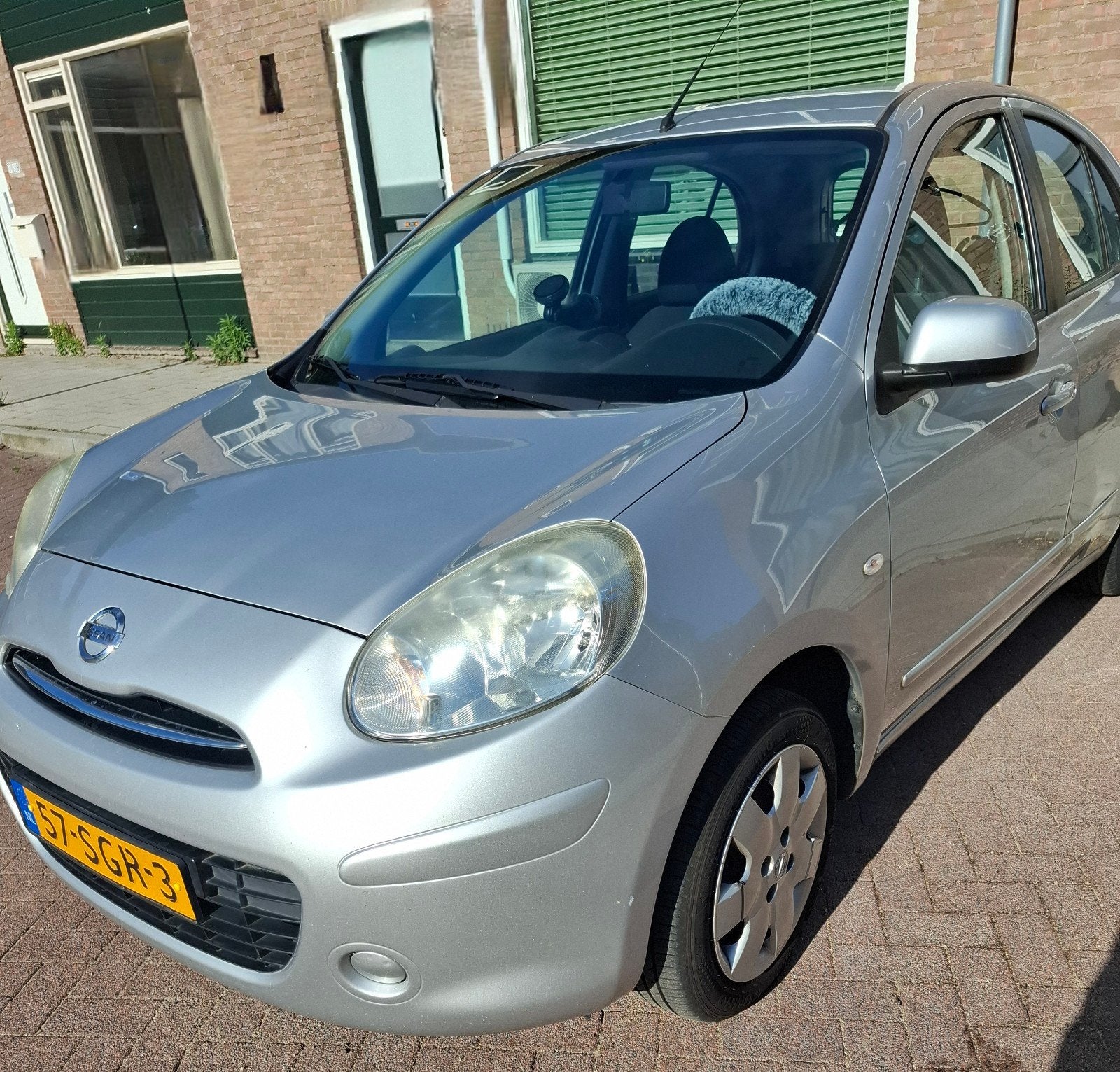 Nissan Micra 1.2 59KW 5DR 2011 Grijs|Airco|Cruise Control, Stof, 1198 cc, Origineel Nederlands, Micra