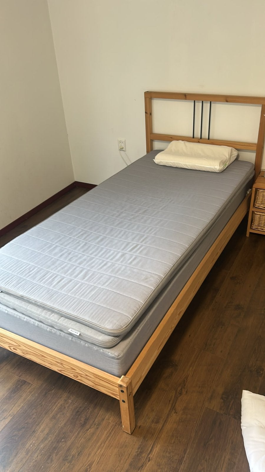 1 persoonsbed, Ophalen, 90 cm, Eenpersoons, Zo goed als nieuw