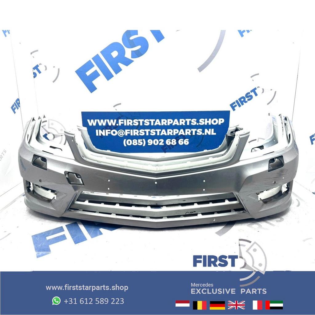 W204 BUMPER Facelift AMG voorbumper A2048807847 PDC zwart wi, Auto-onderdelen, Gebruikt, -, Voor, Ophalen of Verzenden