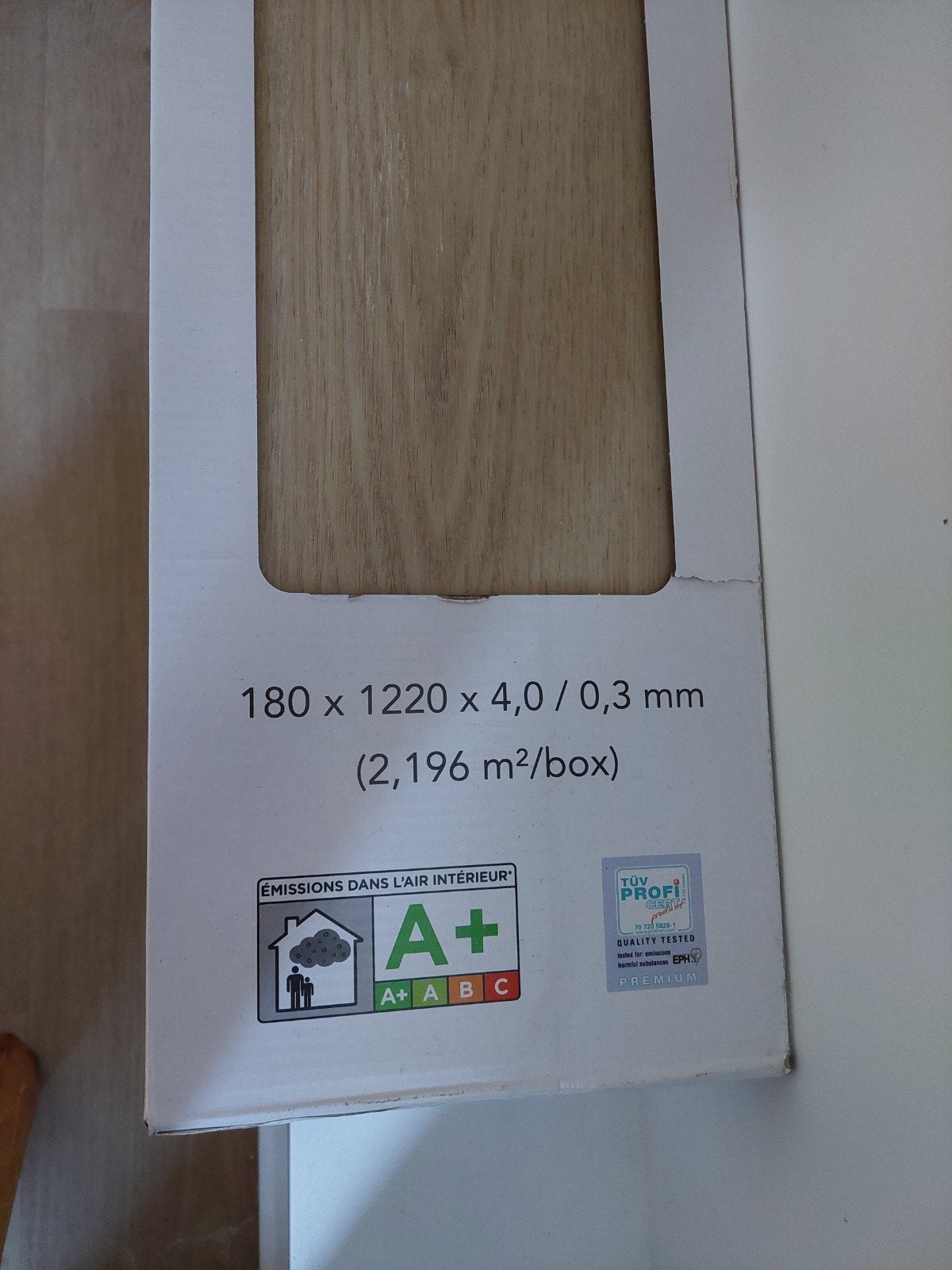 Nieuw Rigid-SPC Vinyl Vloer - 2,196 m² per doos, Ophalen, Bruin, Nieuw, Modern plank-dessin