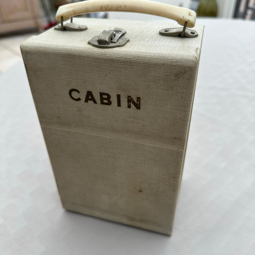 Vintage Cabin diaprojector met koffer en dia's, Ophalen of Verzenden, Gebruikt