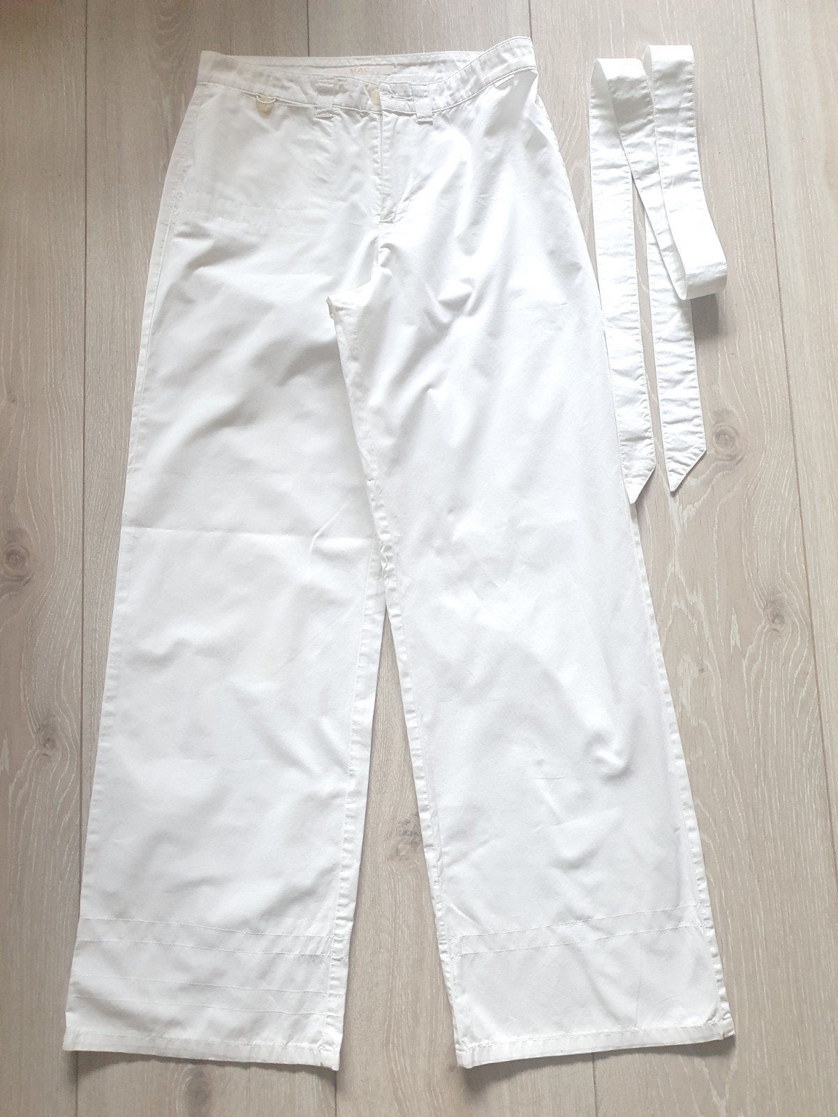 Broek  Maat  36  Mac., Wit, MAC, Ophalen of Verzenden, Zo goed als nieuw