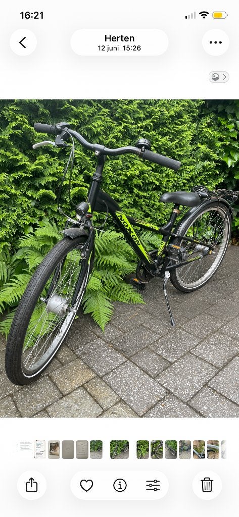 Jongensfiets Noxon    (7 t /m 11 jaar)., Fietsen en Brommers, Fietsen | Jongens, Ophalen, Velgrem, Versnellingen, Noxon