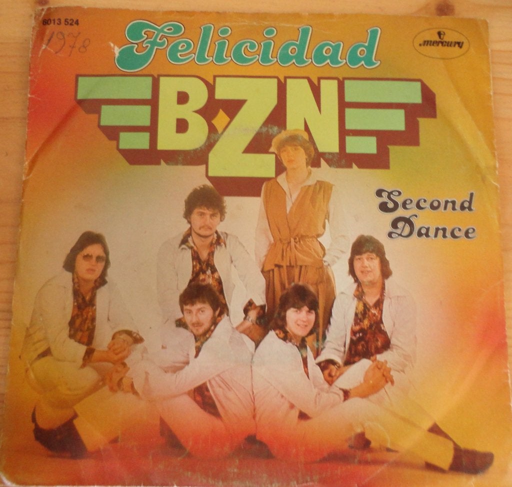 BZN < Felicidad, Cd's en Dvd's, Ophalen of Verzenden, Gebruikt, 7 inch, Pop