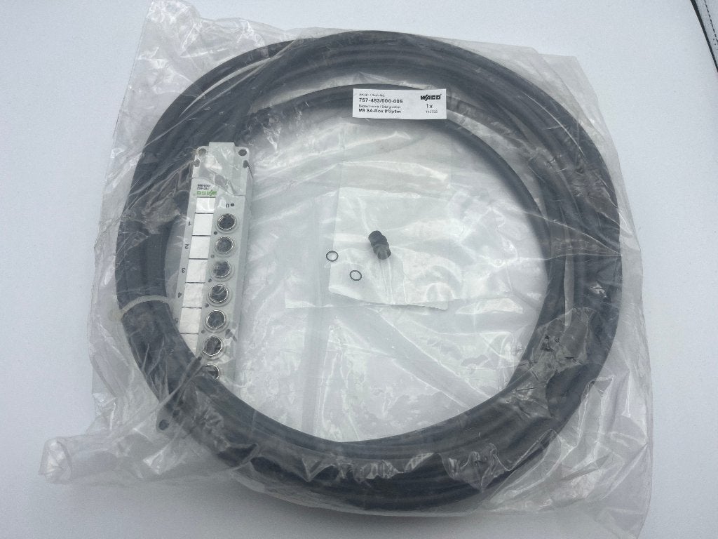 Wago 756-483/000-005 Sensor/Actuator box 5m Nieuw OVP, Verzenden, Nieuw, Wago Nederland BV Postbus 2070, 7301 DB Apeldoorn info-nl@wago.com