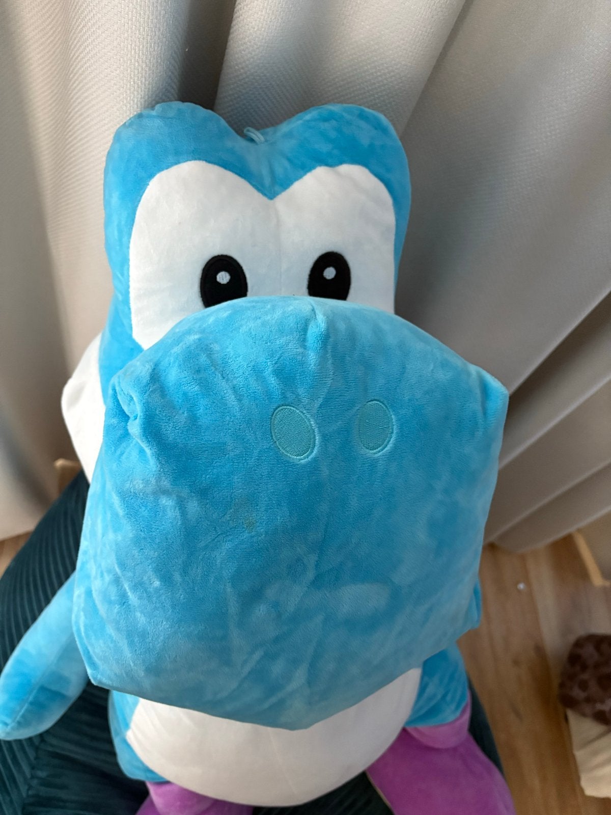 Grote blauwe Yoshi knuffel - Nintendo Super Mario, Ophalen, Overige typen, Blauw, Zo goed als nieuw