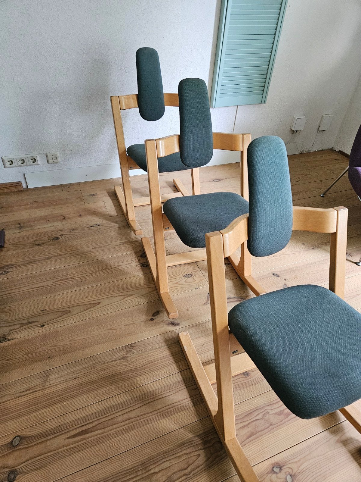 Stokke Varier Ergonomische balansstoel - Pendulum, Gebruikt, Ophalen of Verzenden, Vier, Grijs