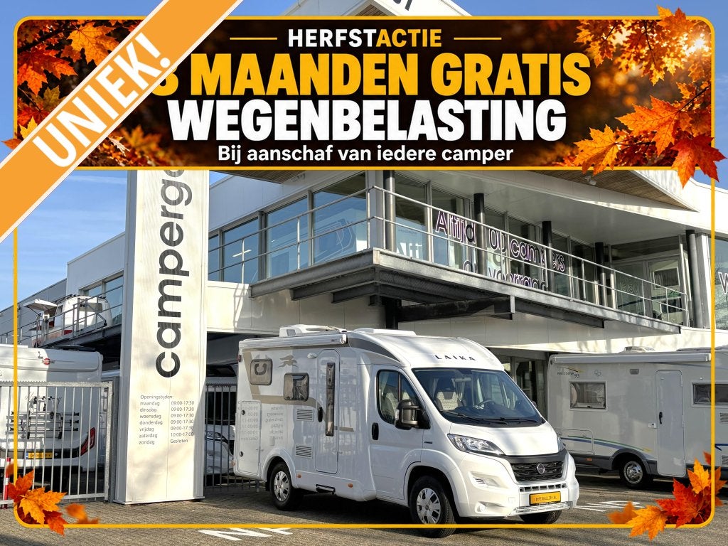 Laika Compact V5 2022 EURO6 FULL OPTION FIAT8! DAKAIRCO, Standaard zit, Fiat, Bedrijf, Tot en met 3