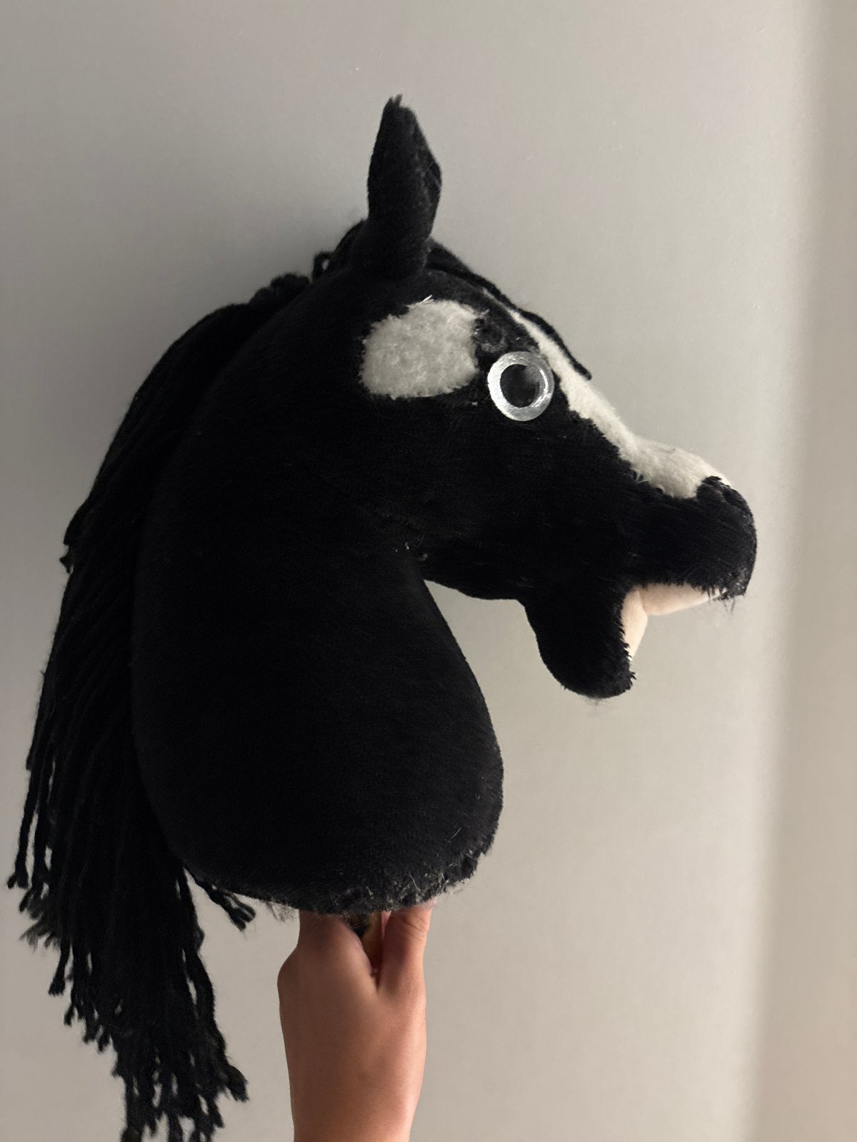 Hobbyhorse Zwart met Witte Vlekken, Ophalen of Verzenden, Gebruikt, Jongen of Meisje