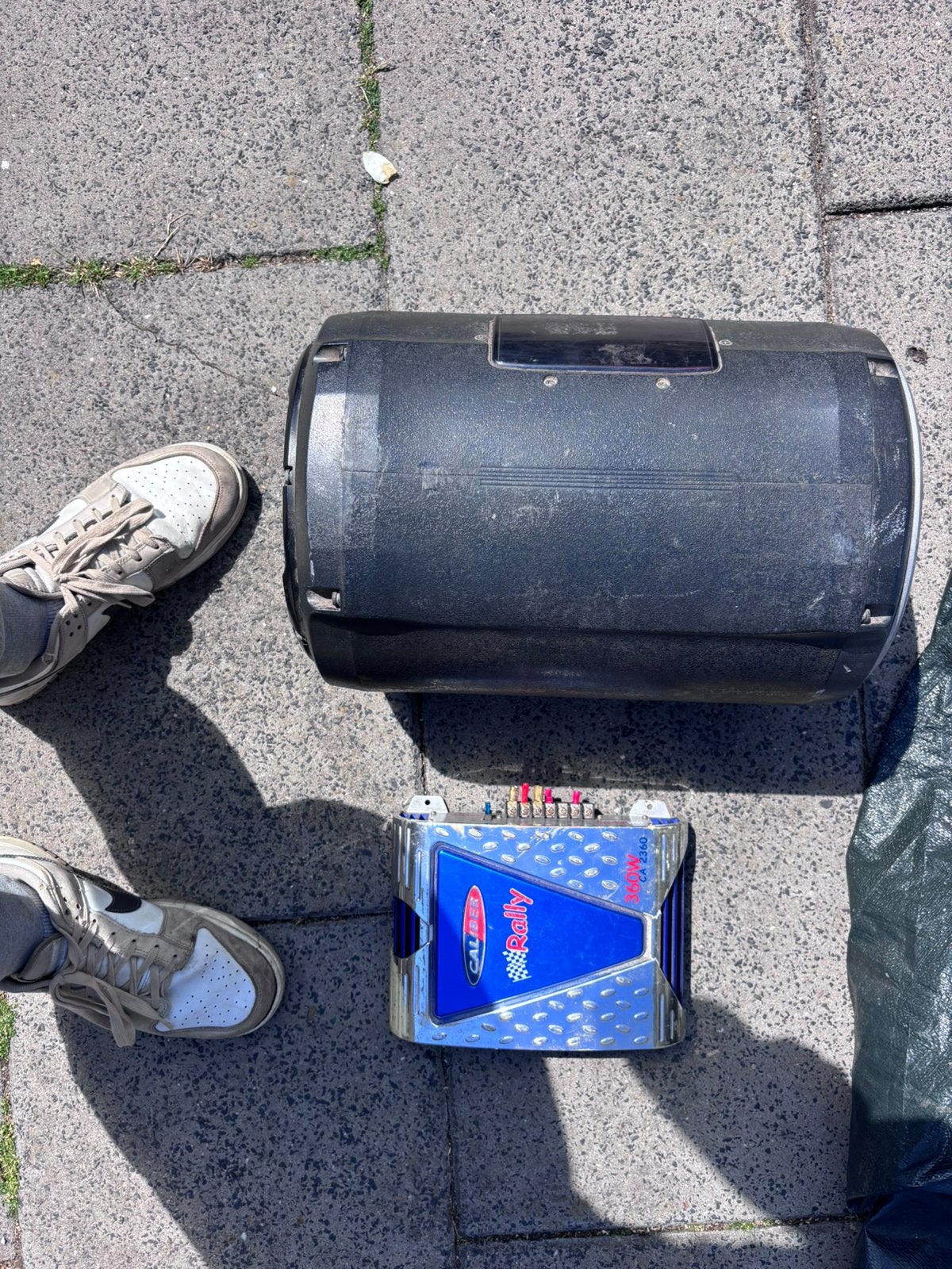 Subwoover met versterker, Ophalen