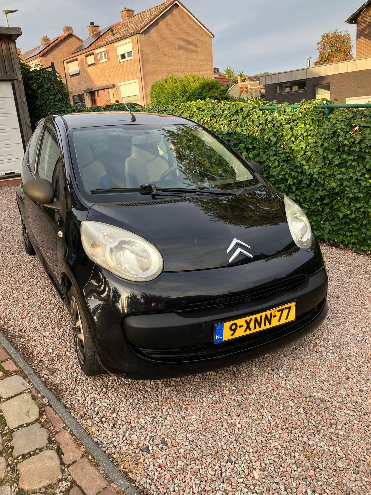 Citroën C1 1.0 3-DRS 2008 Zwart, Auto's, Voorwielaandrijving, 4 stoelen, C1, Handgeschakeld