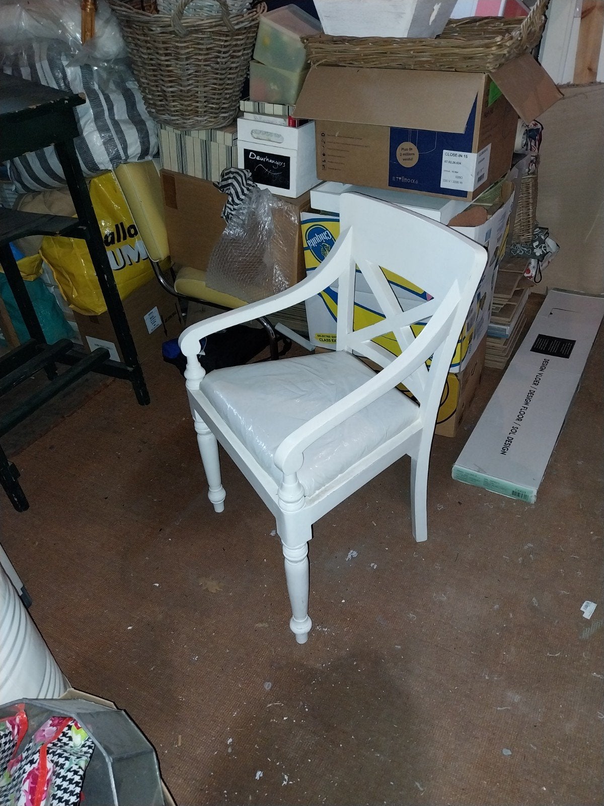 nieuwe stoel vintage look nos, Tuin en Terras, Ophalen, Nieuw, Stoel, 2 zitplaatsen