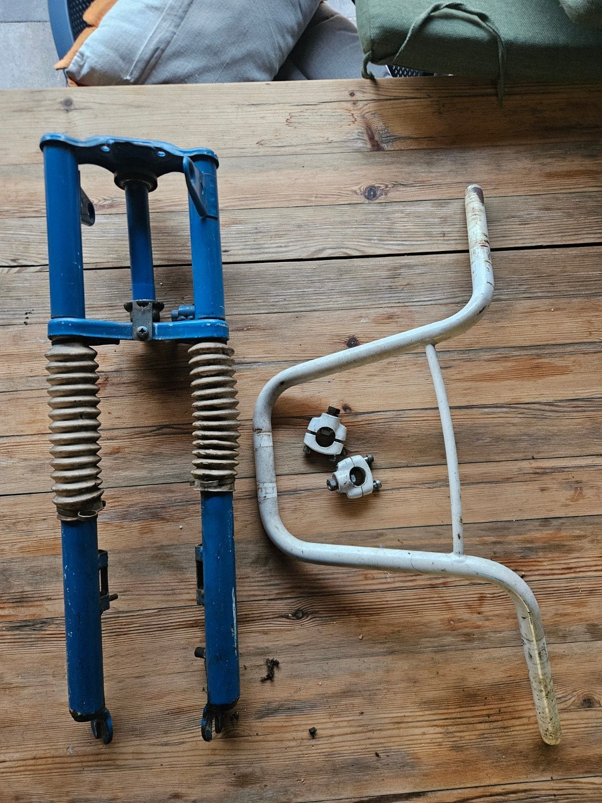 Tomos voorvork met stuur, Fietsen en Brommers, Brommers | Tomos, Ophalen, Gebruikt