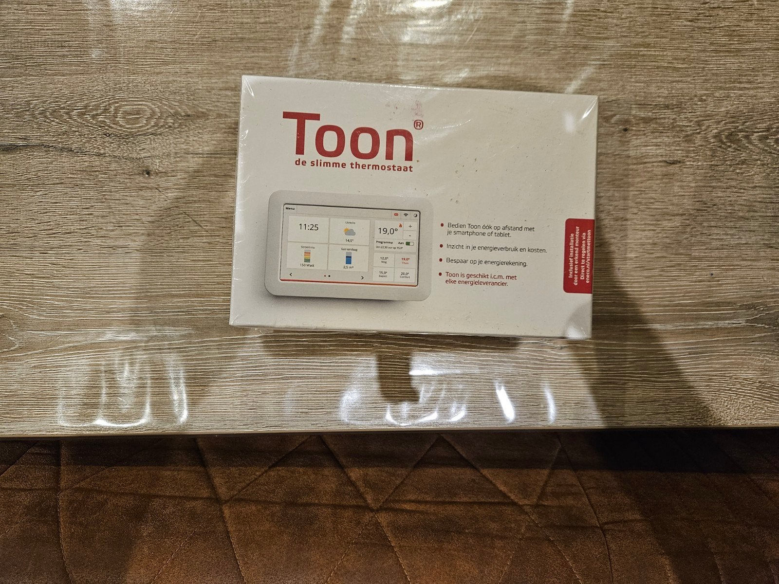 Toon Eneco slimme thermostaat, Ophalen of Verzenden, Slimme thermostaat, Gebruikt