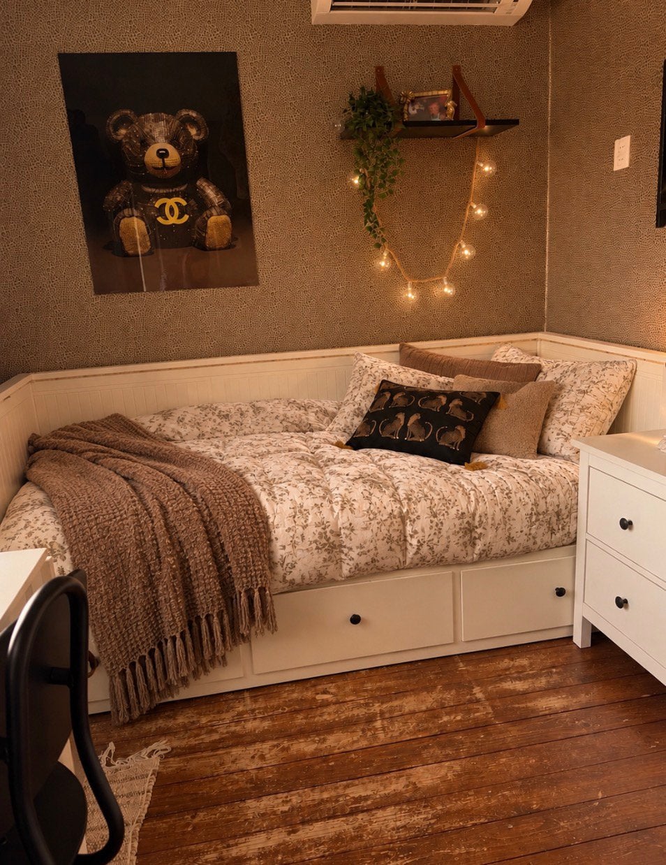 IKEA Hemnes bedbank met 3 lades - 1- of 2-persoons, Huis en Inrichting, Ophalen, Wit, Tweepersoons, 80 cm