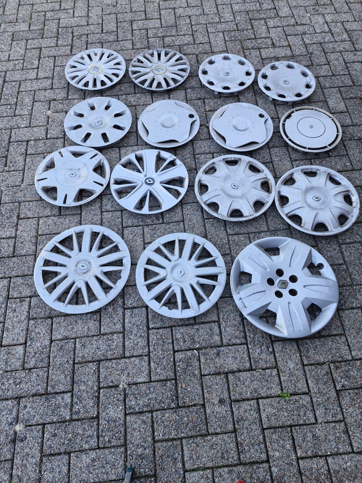 Renault wieldoppen 13,14,15 inch, Auto diversen, Wieldoppen, Gebruikt, Ophalen of Verzenden