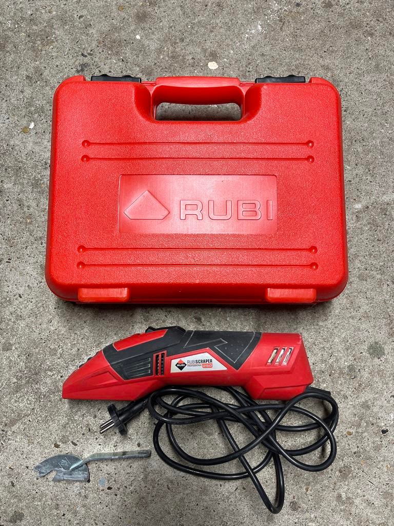Rubi Rubiscraper 250 elektrische schraper voegenkrabber, Ophalen of Verzenden, Gebruikt