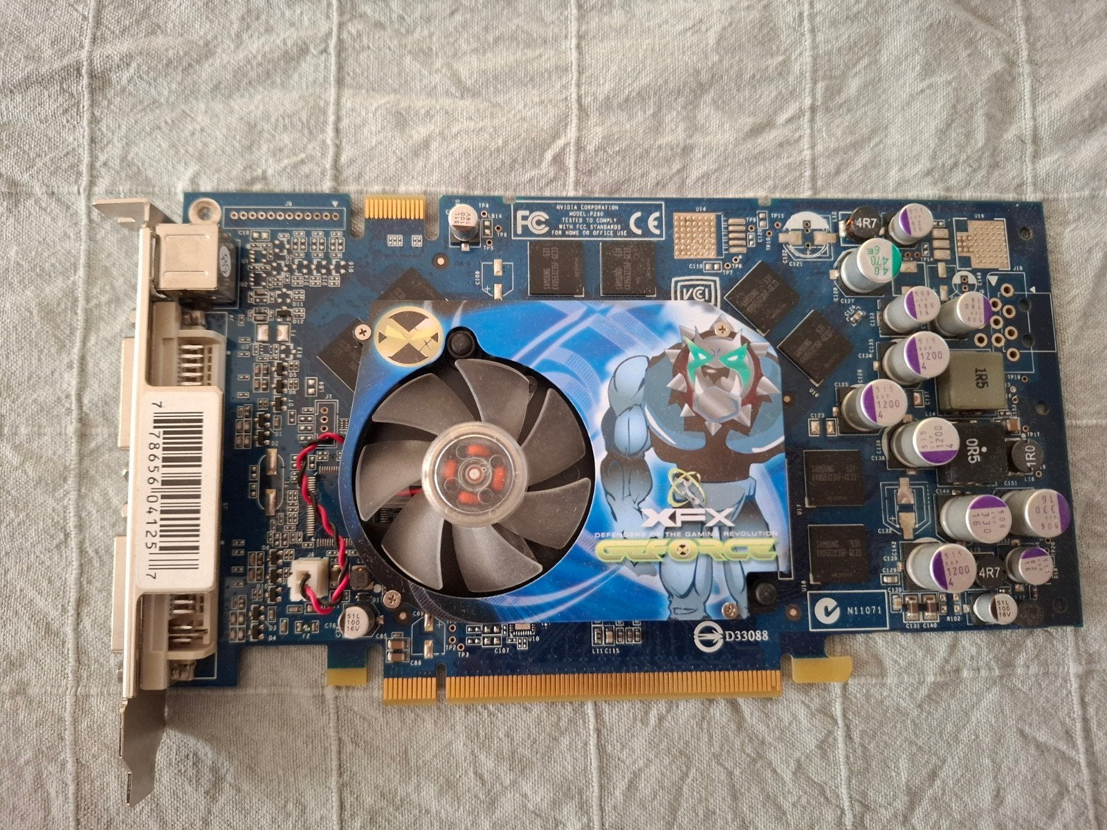 geforce 6800 256mb ddr dual dvi tv pci-e, Gebruikt, Ophalen of Verzenden, PCI, DVI