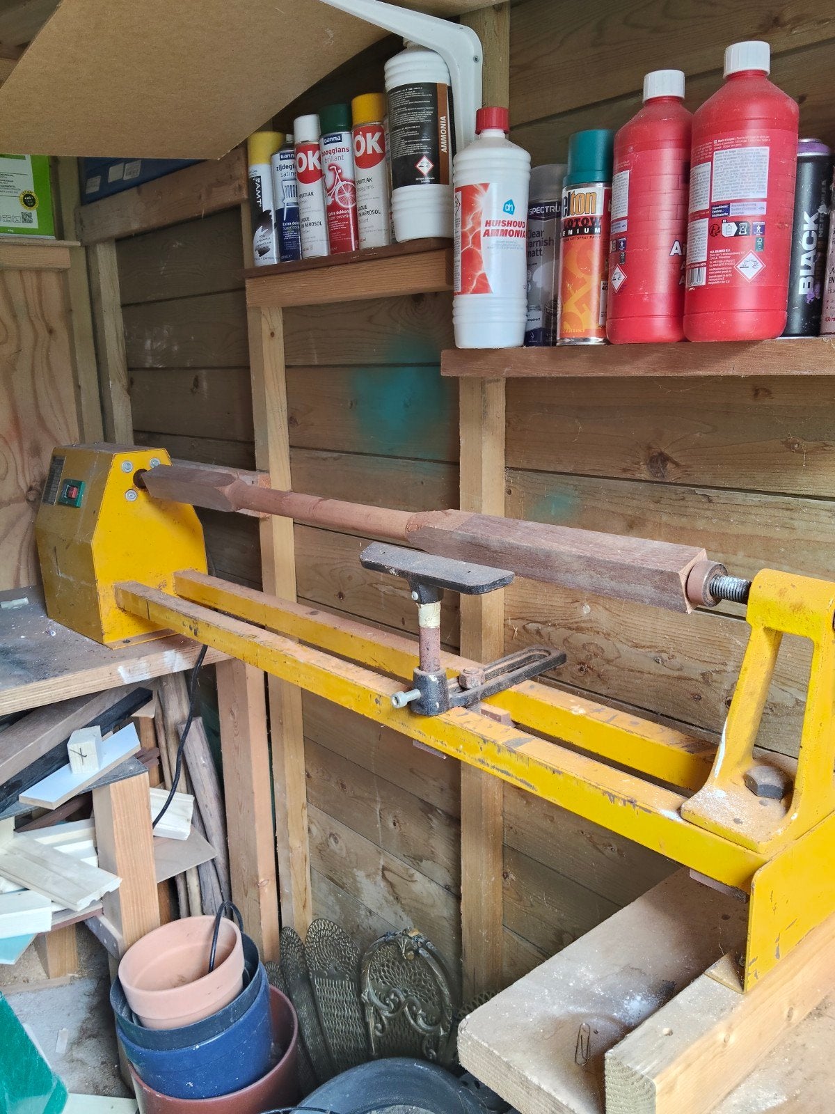 Ferm Houtdraaibank (HDB-serie) - Compact en Functioneel, Ophalen, Gebruikt, Houtdraaibank