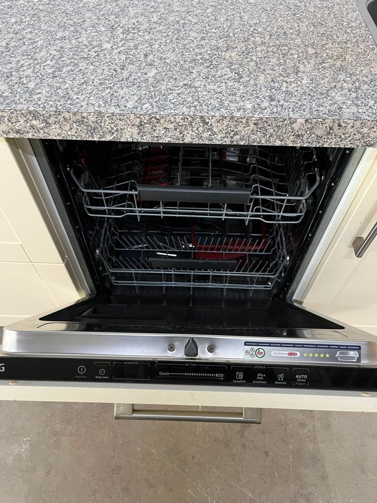 Complete keuken met APP 120Keukens op voorraad Nr. 2969, Ophalen, Hoekkeuken, Zo goed als nieuw, Met kookeiland