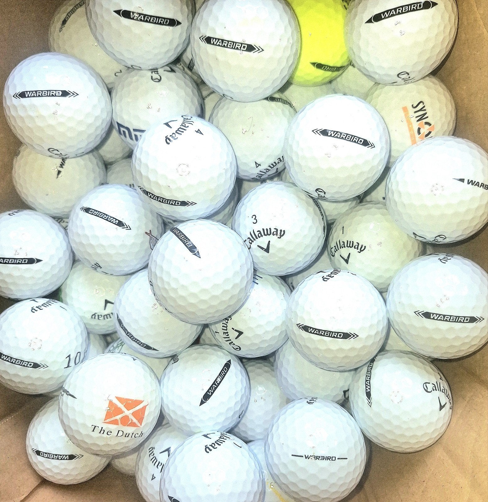 50 Callaway Warbird AAAA golfballen, Ophalen of Verzenden, Zo goed als nieuw, Bal(len), Callaway