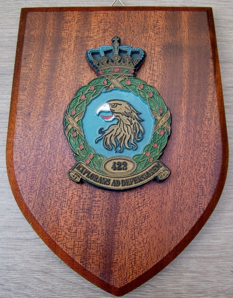 Wapenschild 4GGW Koninklijke Luchtmacht 422 Squadron, Verzenden, Luchtmacht, Nederland, Embleem of Badge