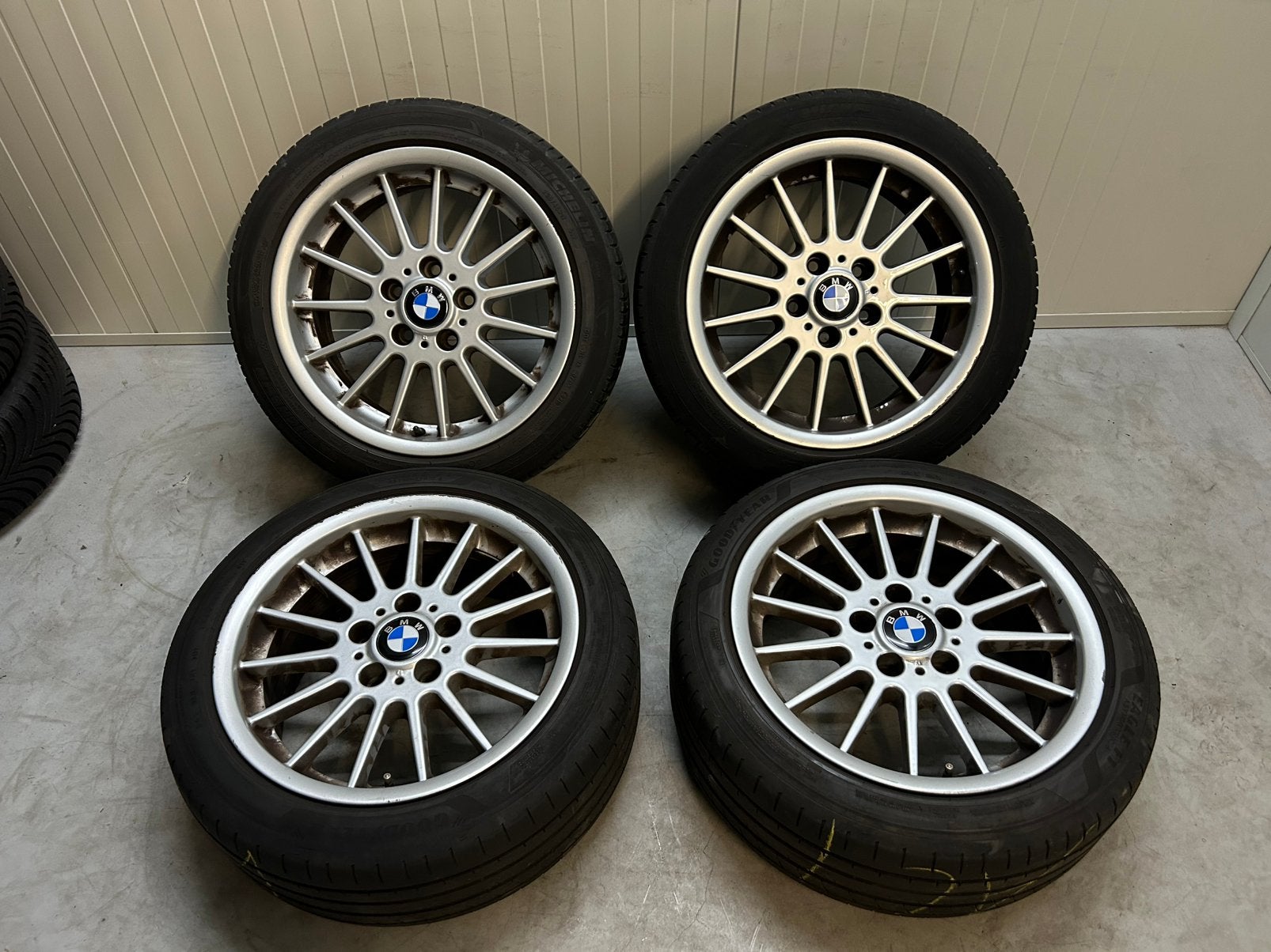 BMW style 32 17 inch 8J ET34 5x130 E36 E46 E90 E91 zomer, Ophalen, Gebruikt, Banden en Velgen, 17 inch