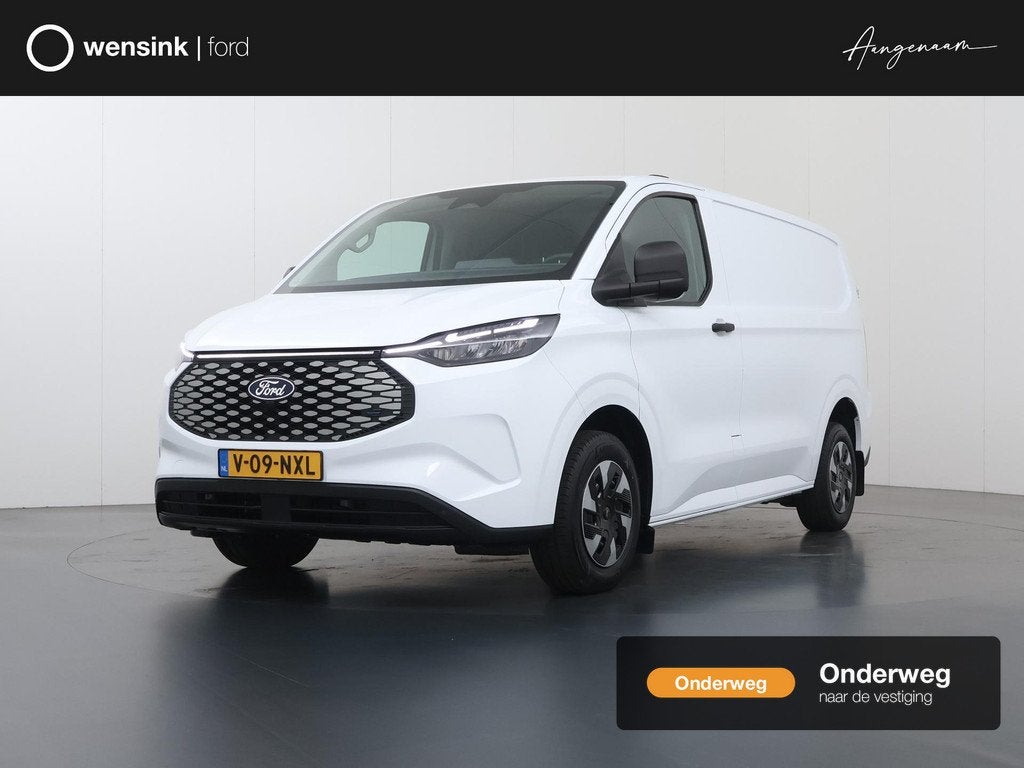 Ford E-Transit Custom 320 | L1 H1 | TREND | 65 kWh | 328 KM, Auto's, Bestelauto's, Automaat, Gebruikt, Wit, 2110 kg