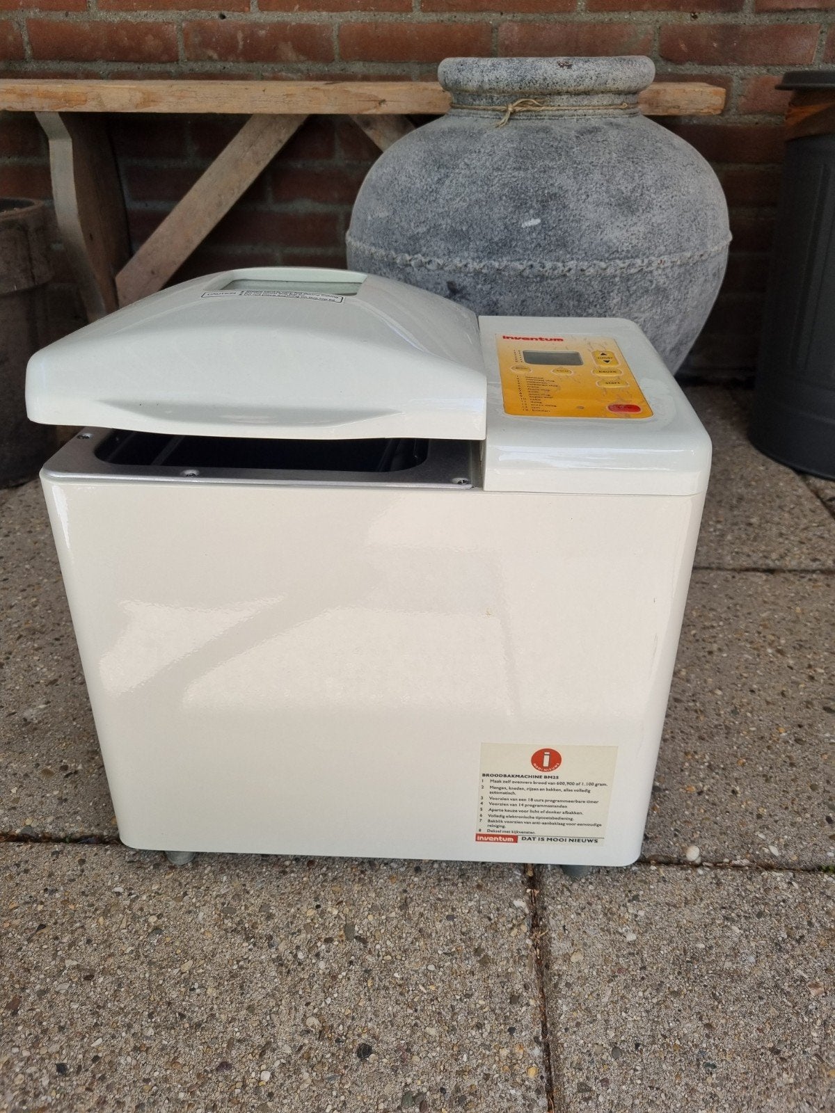 Inventum Broodbakmachine BM25 - Zelf brood bakken, Witgoed en Apparatuur, Ophalen