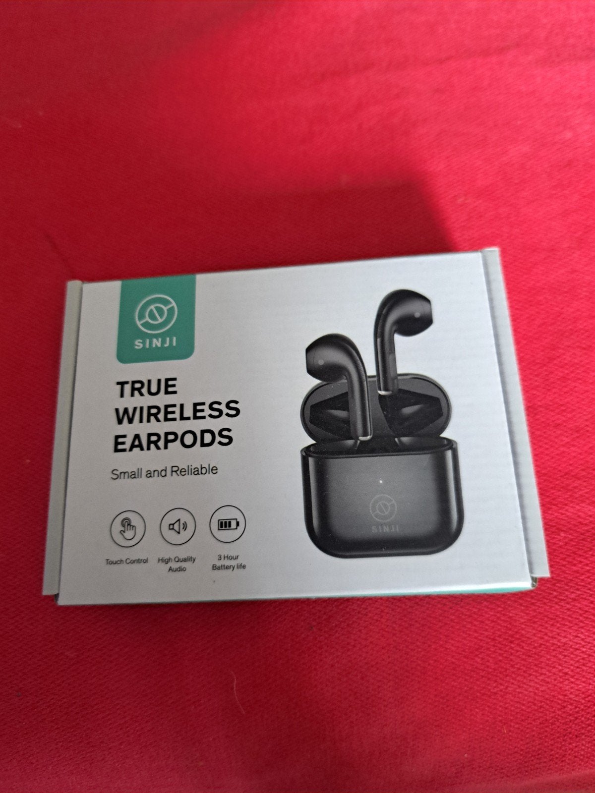 Sinji True Wireless Oordopjes - Zwart - Nieuw, Audio, Tv en Foto, Overige merken, In-ear, Draadloos, Nieuw