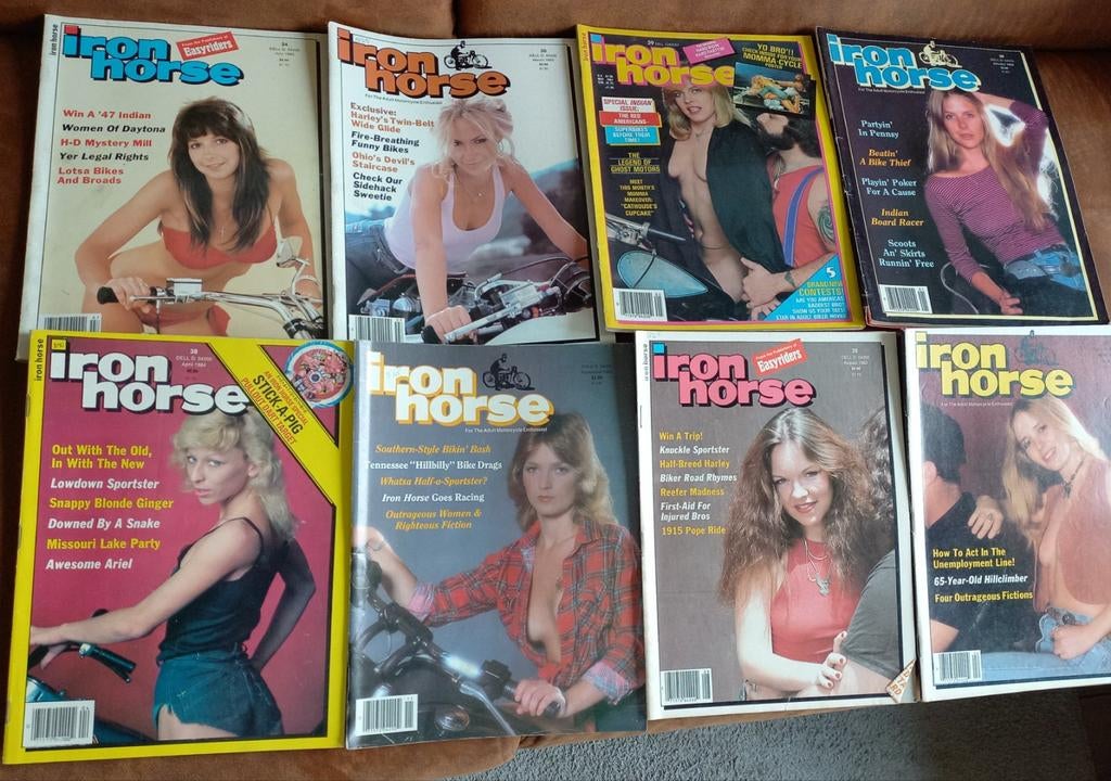 Iron Horse motormagazines jaren 80, Ophalen of Verzenden, Gelezen