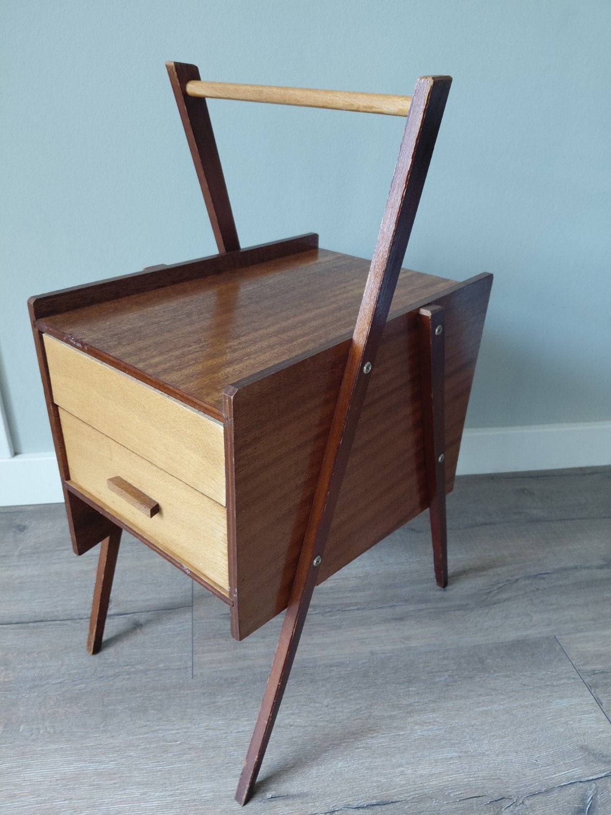 Vintage travailleuse , naaikastje, Ophalen