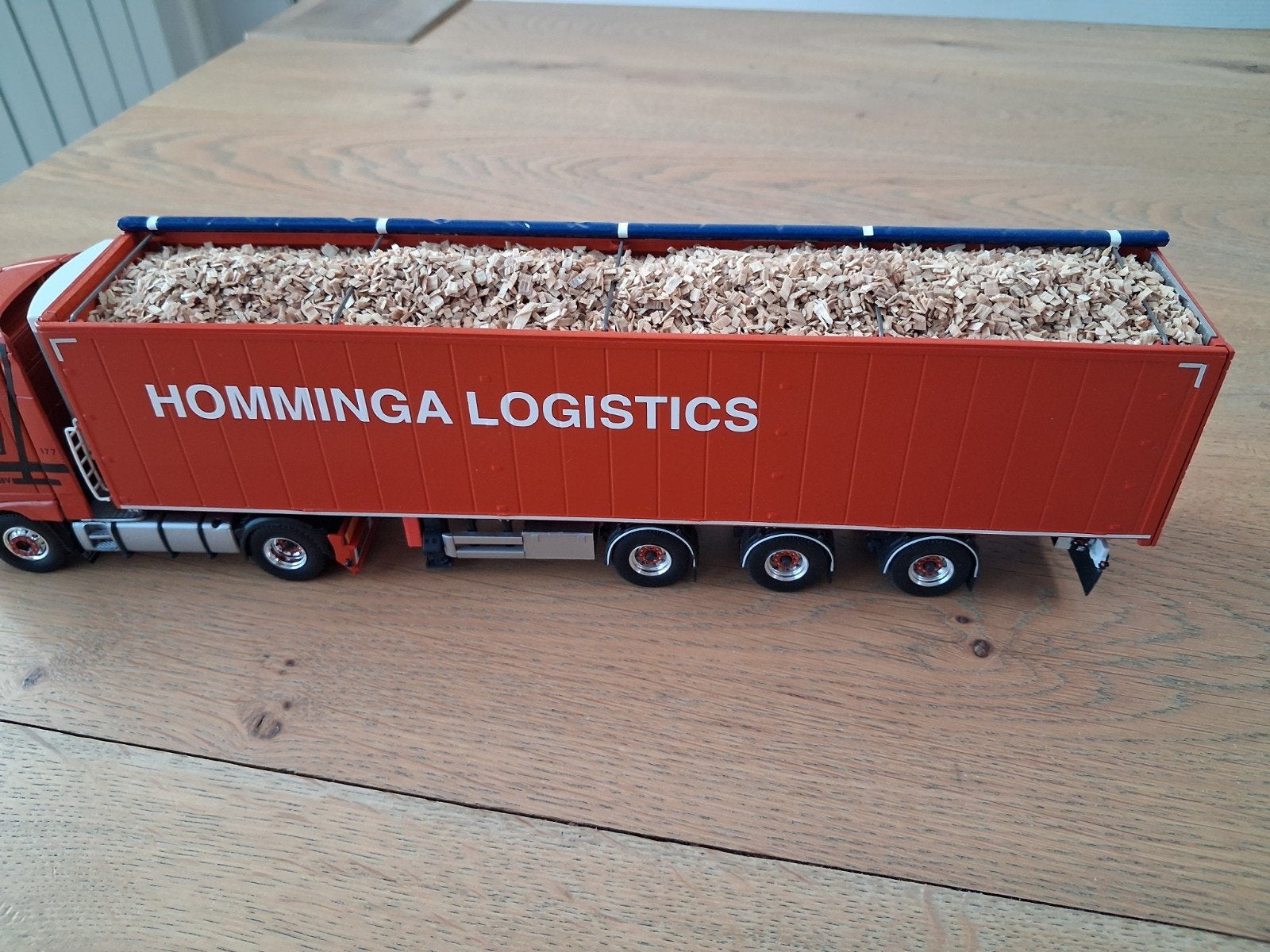 Lading houtsnippers 2.0 extra fijn voor Tekno of WSI opleg., Ophalen of Verzenden, Bus of Vrachtwagen, Tekno