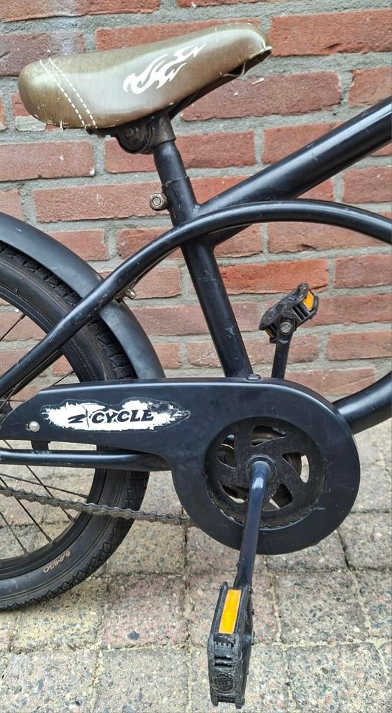 Nette stoere fiets met 18 inch wielmaat, Terugtraprem, Handrem, 18 inch, Ophalen