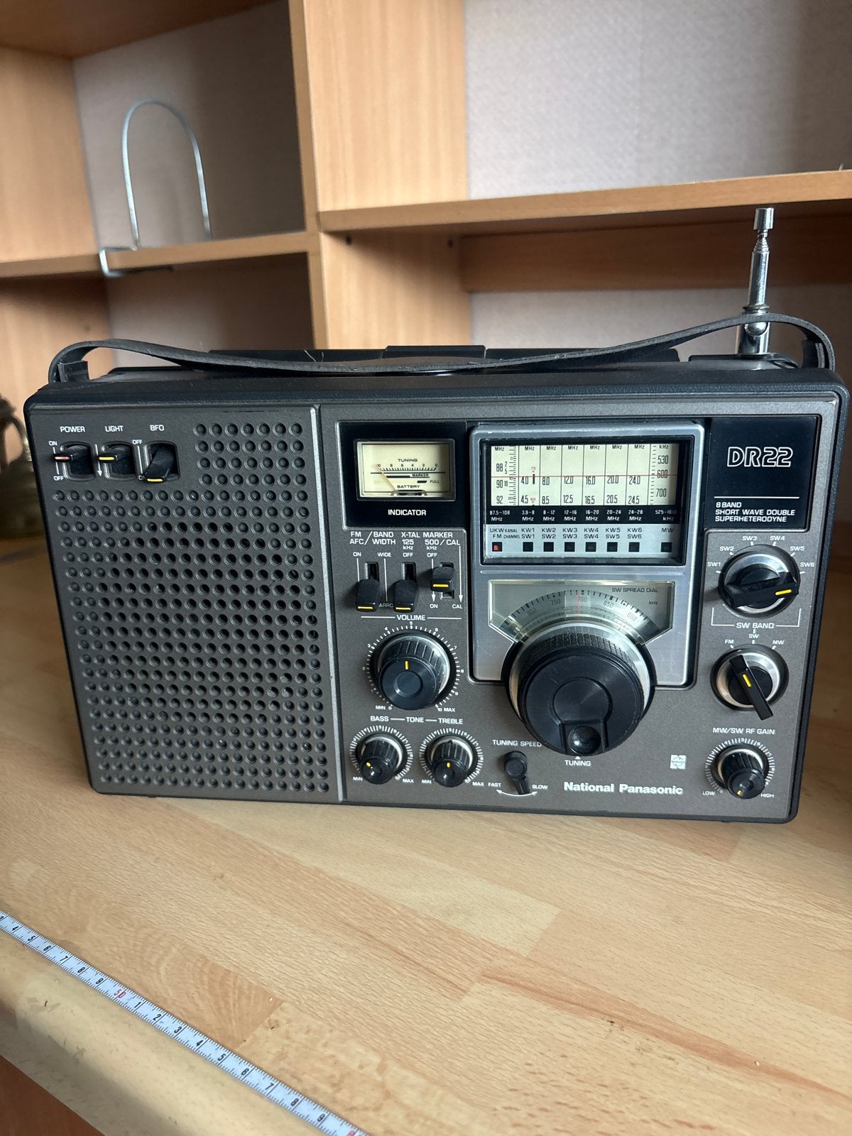 National Panasonic DR22 Wereldontvanger Radio, Audio, Tv en Foto, Ophalen, Gebruikt, Wereldontvanger